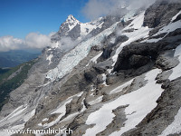 Blick zum Eiger : Rotbrättgrat Jungfrau