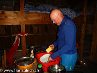 In der Selbstversorgerhütte gehört der Abwasch auch dazu : Rotbrättgrat Jungfrau