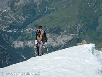 Auf dem Hochfirn angekommen : Rotbrättgrat Jungfrau