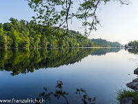 Ein neuer Tag bricht an am Rotsee. : Rotsee, See, Spiegelung, Wasser