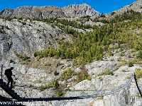 Hängebrücke. : Aletschgletscher