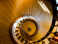 Treppenhaus der Villa Cassel : Aletschgletscher