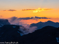 Ein feuriges Spektakel am Abendhimmel. : Abendrot, Hohtürli, Sonnenuntergang