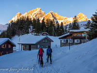 Blackenstock (2930 m), Brunnistock (2952 m), Gitschenhöreli (2907 m) und Rot Gitschen (2673 m). : Schneeschuhtour Brüsti