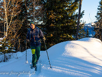 Herrlicher Pulverschnee. : Schneeschuhtour Brüsti