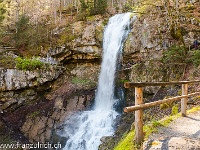 Einer der 14 Giessbachfälle. : Brienz Brienzersee Giessbachfälle Wasser Wasserfall