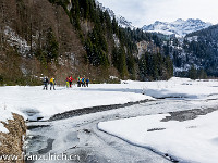 Unsere Schneeschuhtour des SAC Hochdorf starten wir beim Tschingelsee im Kiental. : Schneeschuhtour Chistihubel Kiental Griesalp OGH