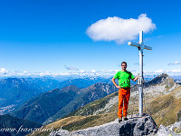 Auf dem Gipfel der Cima dell'Uomo (2390 m). : Cima dell'Uomo