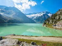 Schon lange haben wir das Wochenende auf der Dammahütte geplant. Eingeladen war die ehemalige Klasse R7b der Kanti Rothen, gekommen sind schliesslich 11 wackere Mannen und Frauen mit Kind und Kegel. Der Blick über den Göscheneralpsee zur Dammakette ist einfach ein Traum. : Dammakette, Dammastock, Göscheneralp, Göscheneralpsee, Stausee