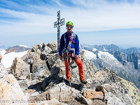 Der Gipfel, 3630 m über Meer. : Dammastock