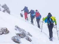 Vom Langis geht's zuerst zum Rickhubel. : Fürstein, OGH, Schneeschuhtour, Winter