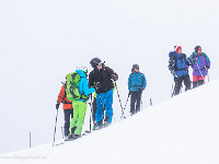 Kurz vor dem Gipfel des Rickhubels: Was es dort wohl zu sehen gibt? : Fürstein, OGH, Schneeschuhtour, Winter