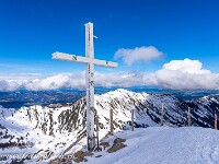 Gipfelkreuz auf dem Fürstein, 2040 m.