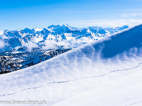 Ist der Wind nicht ein Künstler? : Fürstein, Schnee, Schneeschuhtour, Winter