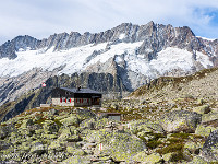 Erster Kaffeehalt bei der Bergseehütte SAC auf 2371 m gelegen. : Bergseehütte - Chelenalphütte, Göscheneralp