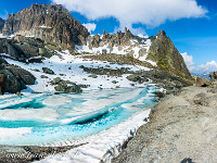 "Gletschersee" bei der Sidelenhütte. : Galenstock