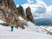 Nun ist auch das geschafft, und wir stehen wieder auf dem Sidelengletscher. : Galenstock