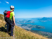 Die Aussicht auf den Vierwaldstättersee und die Rigi ist herrlich! : Andreas, Aussicht, Galtigengrat, Vierwaldstättersee