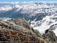 Bald stehen wir auf dem Gipfel. : Gletschhorn Südgrat, OGH, klettern