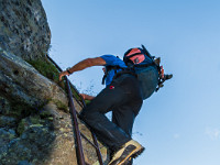 Auf dem Leiterliweg zur Sustlihütte : Grassen Südwand