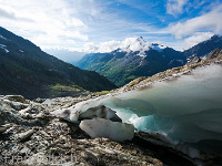 Beim Stössenfirn, jetzt heisst's anseilen : Grassen Südwand