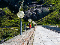 Staumauer am Grimselsee. : Grimsel