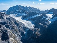 Wunderschöne Aussicht auf den Hüfifirn und den Tödi (3612 m).