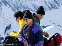 Mittagspause. : Schneeschuhtour Haglere OGH