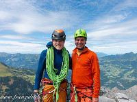 ... bis wir glücklich auf dem Gipfel stehen. : Kingspitz Engelhörner