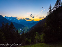 Beim Abstieg via Hohmättli verabschiedet sich die Sonne - es war ein schöner Tag! : Klettersteig Fürenwand Engelberg