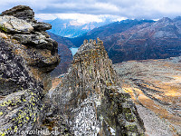 Aussicht vom Südgipfel des Zervreilahorns Richtung Norden. : Gipfel, Zervreilahorn