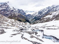 Auf dem Lötschegletscher. : Lötschenpass