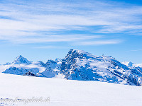 ... Engelberg's Hausberg, der Titlis (3238 m)... : Schneeschuhtour Lauchernstock