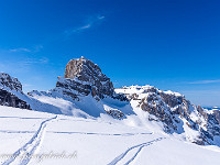 Gross Sättelistock (2637 m). : Schneeschuhtour Lauchernstock