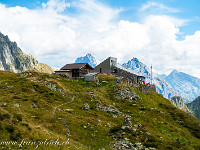 Leutschachhütte SAC (2217 m). : Mäntliser