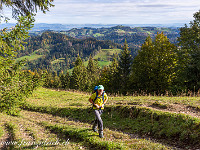 Der Aufstieg führt uns via Badegg zum Niederänzi. : Luthern Bad, Napf