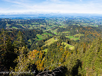 Blick aufs Mittelland. : Luthern Bad, Napf