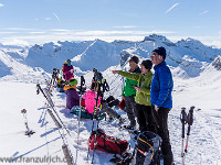 Franz kennt alle Gipfel auswendig - unser wandelndes Berglexikon. : Biet, OGH, Piet, Schneeschuhtour