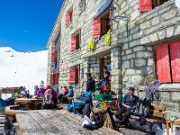 Cabane des Dix. : Schneeschuhtour Pigne d'Arolla