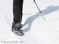 Mit Schneeschuhen unterwegs : Schneeschuhtour Etzlihütte Piz Giuf Franz Grüter