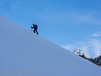 Aufstieg : Schneeschuhtour Etzlihütte Piz Giuf Franz Grüter