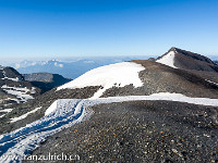 Blick zum Piz Segnas (3099 m), den wir heute aber auslassen. : Piz Sardona