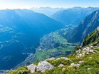 Blick auf Glarus. : Rautispitz, Wiggis