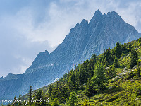 Rohrspitzli 3219 m: "Interessante Tour, die mit einem Abschnitt Alpinwandern, einer kurzen Gletschertour und der einfachen Schlusskletterei grosse Vielfalt bildet. Im Sommer wird der Gipfel eher selten besucht, bietet aber eine lohnende Hochtour mit faszinierenden Tiefblicken ins Urner Reusstal." So die Beschreibung im SAC-Tourenportal. Grund genug, eine Besteigung zu wagen. Im Bild der Salbitschijen (2985 m). : Rohrspitzli, Salbithütte