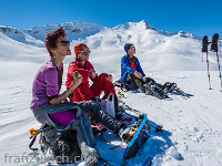 Pause vor dem Rottällihorn : Rotondo Rottällihorn Schneeschuhtour OGH