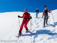 Abstieg zur Rotondohütte : Rotondo Rottällihorn Schneeschuhtour OGH
