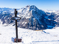 Ja: Sicher kein 0815-Kreuz. : OGH, Schilt, Schneeschuhtour, Winter