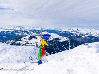 Auf dem Hasaflüeli. : Schneeschuhtour St. Antönien