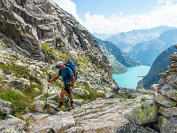 Aufstieg zur Gelmerhütte SAC. : Tieralplistock