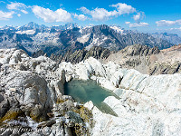Kurz nach dem Diechtergletscher. : Tieralplistock